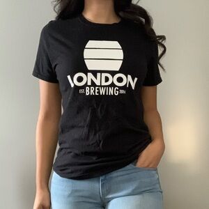 London  Brewing womans tshirt size SM